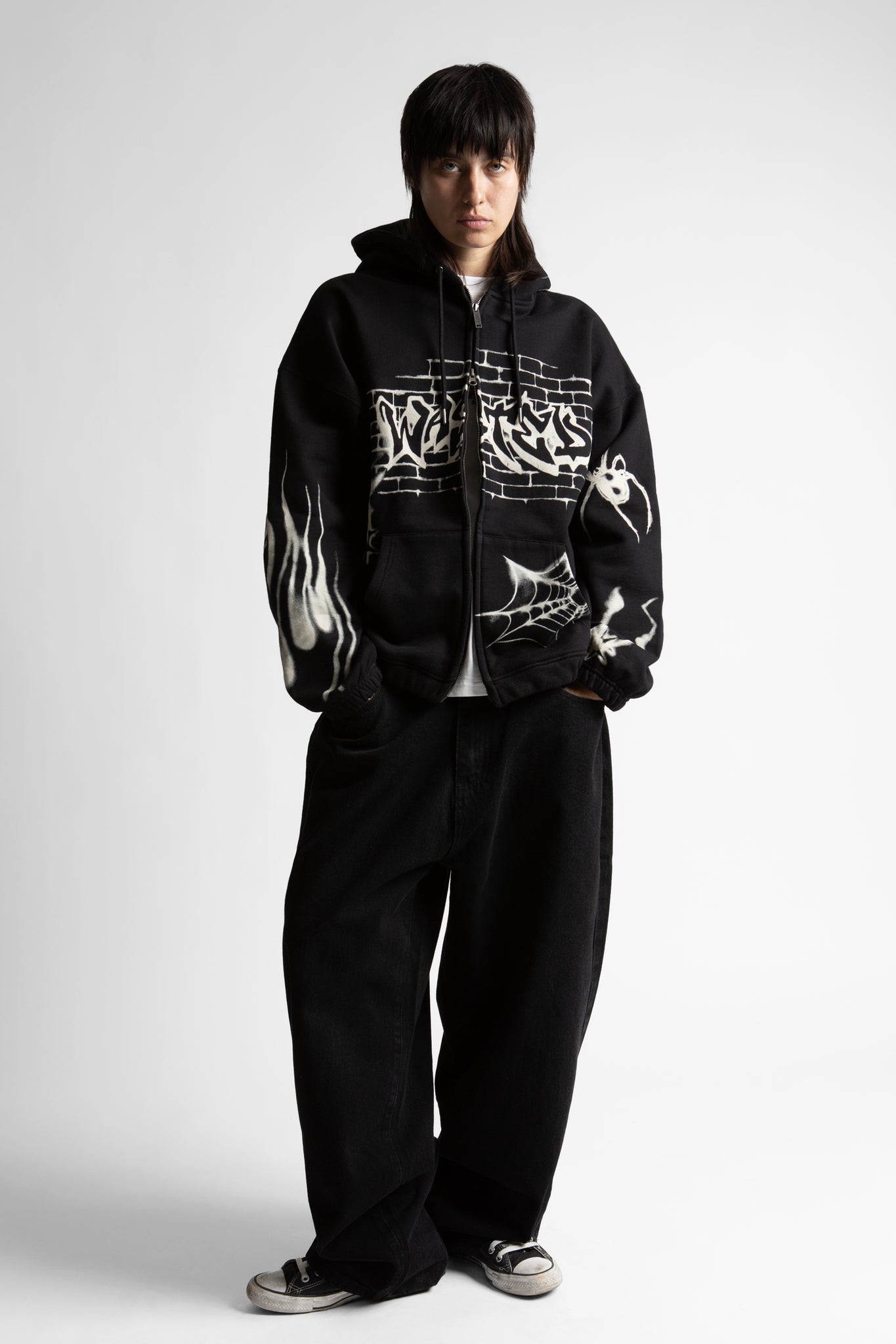 ATM Boxy Zip Hoodie