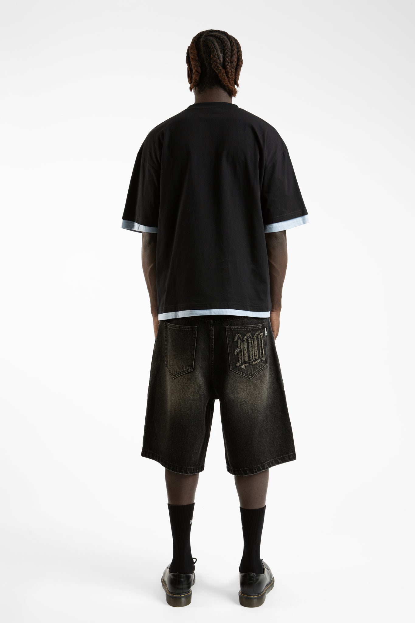 Short en Denim Casper Sandblast