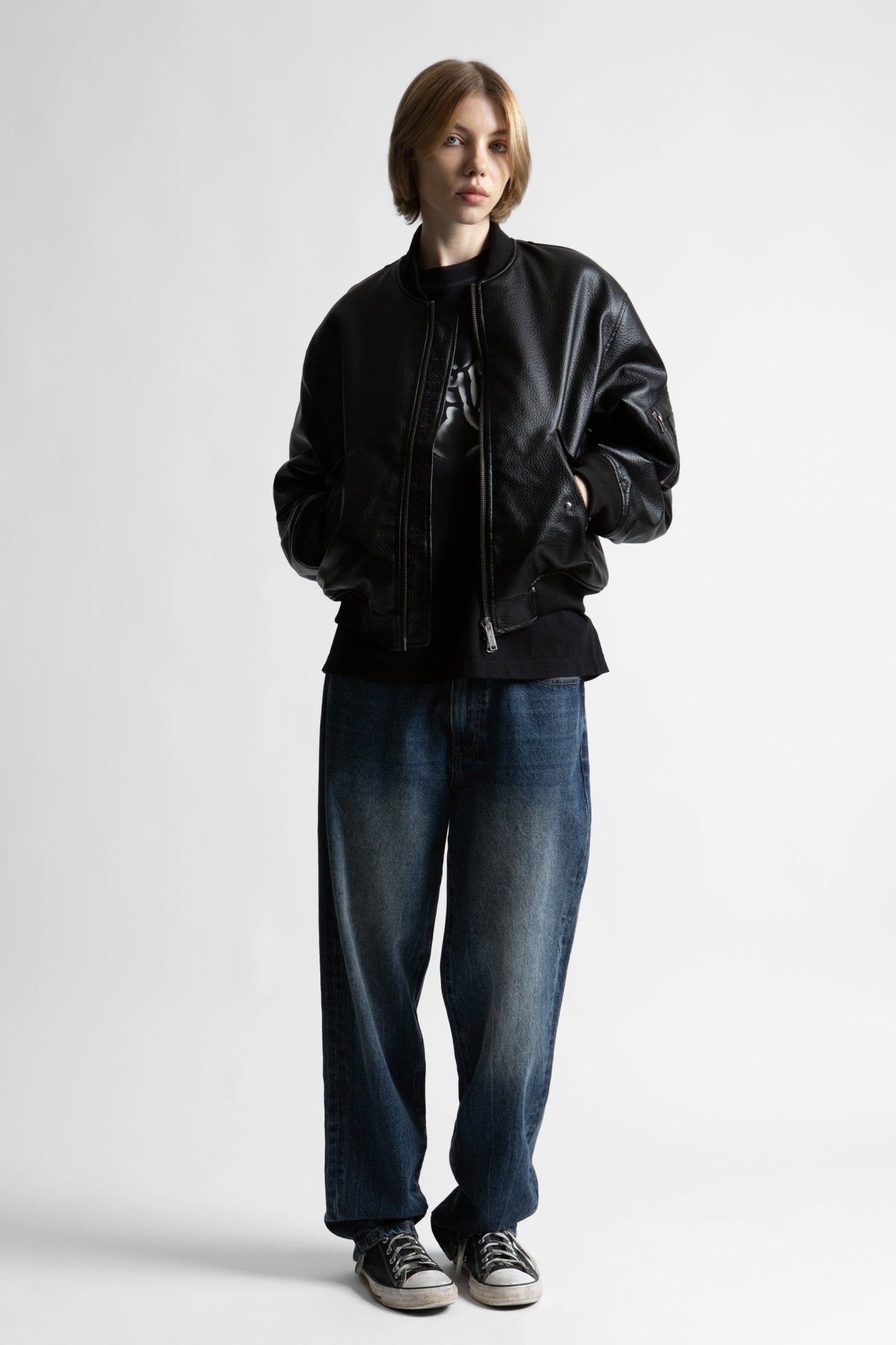 Bombers Kingdom Faux Leather - WASTED PARIS