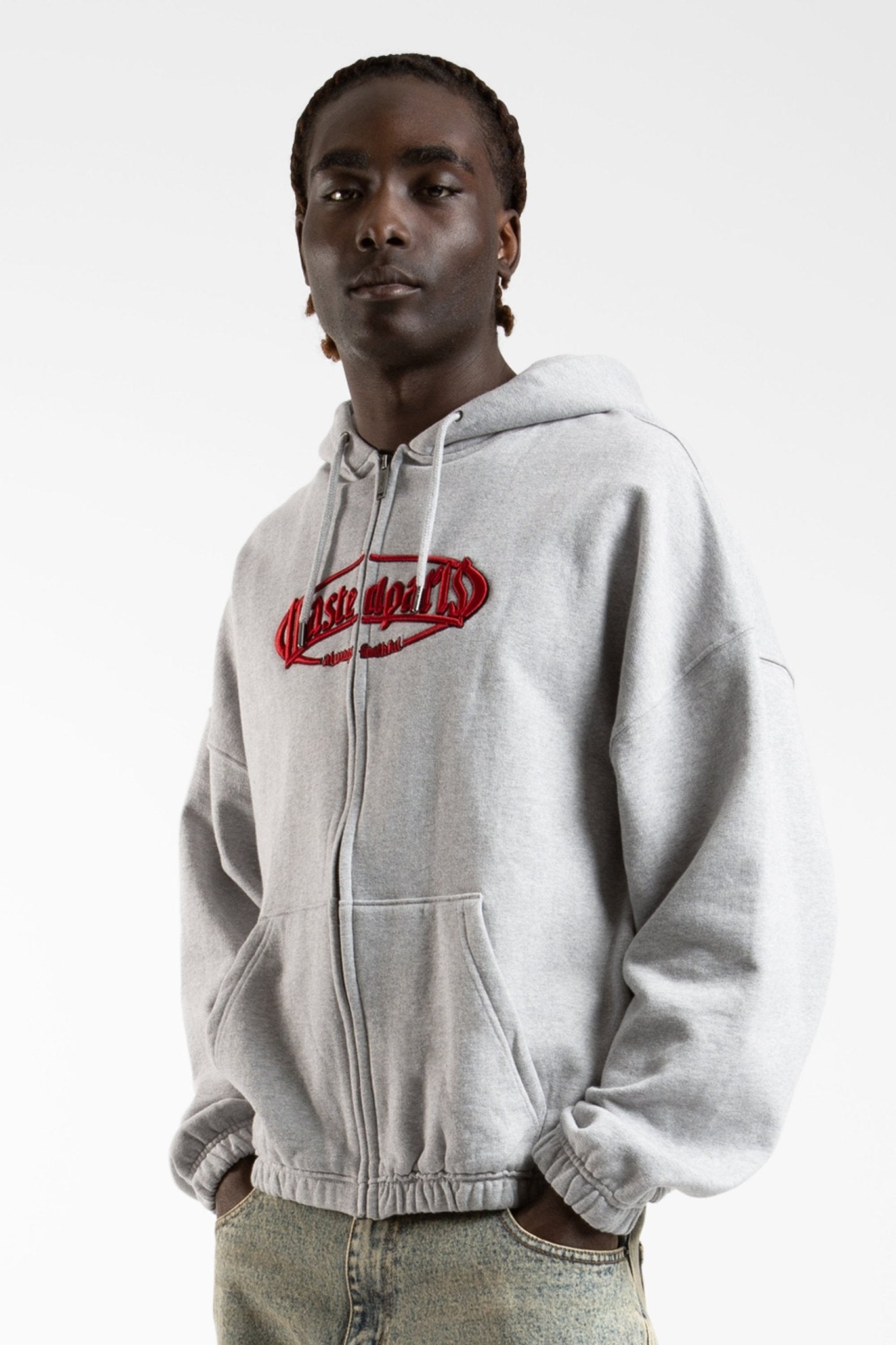 Hoodie Zip Boxy Yard - WASTED PARIS
