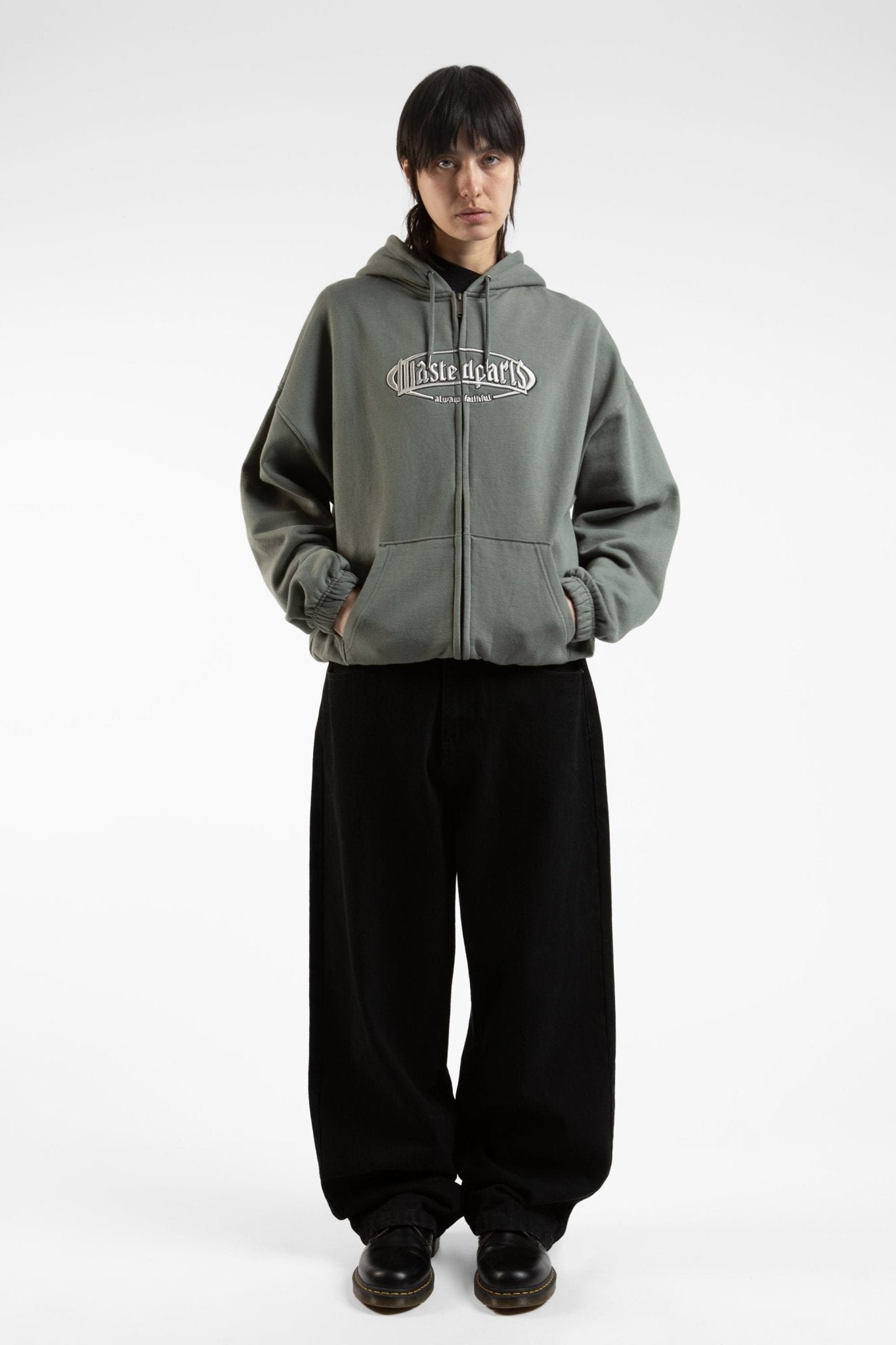 Hoodie Zip Boxy Yard - WASTED PARIS