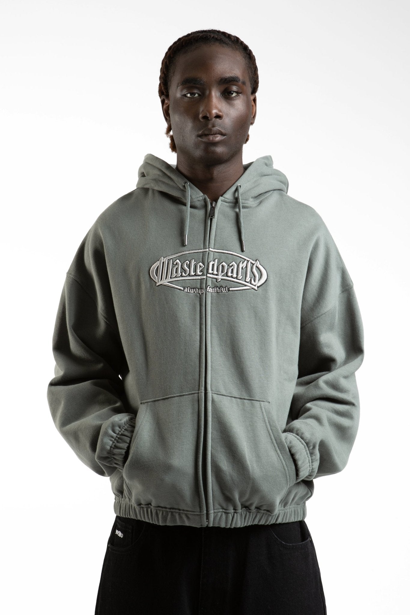 Hoodie Zip Boxy Yard - WASTED PARIS