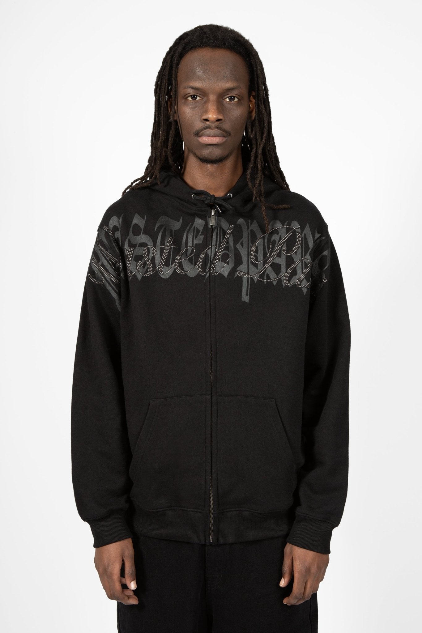 Hoodie Zip Statement Crown - WASTED PARIS