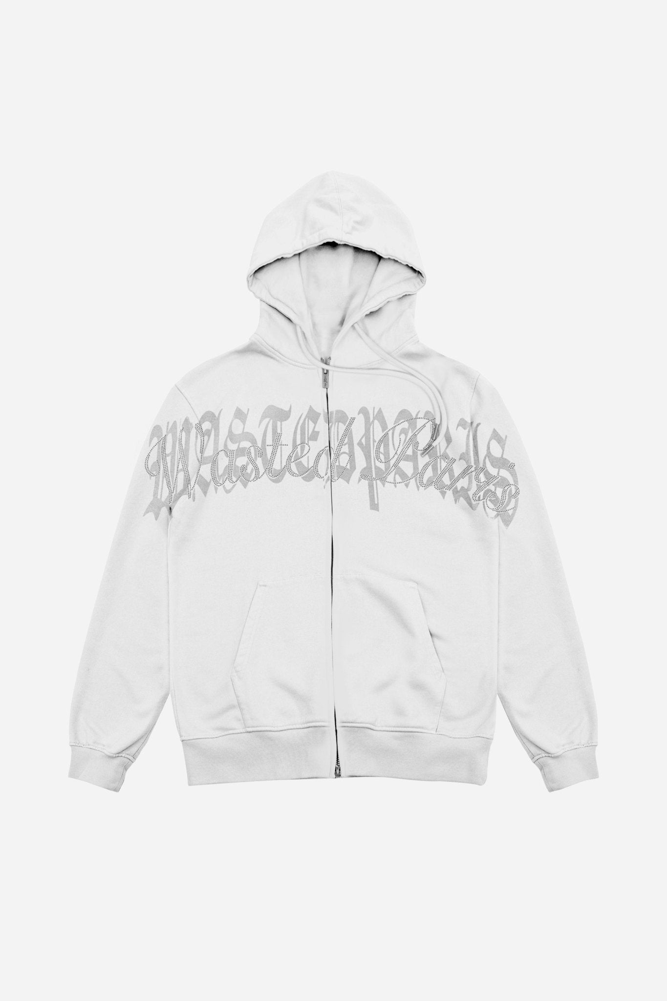 Hoodie Zip Statement Crown - WASTED PARIS