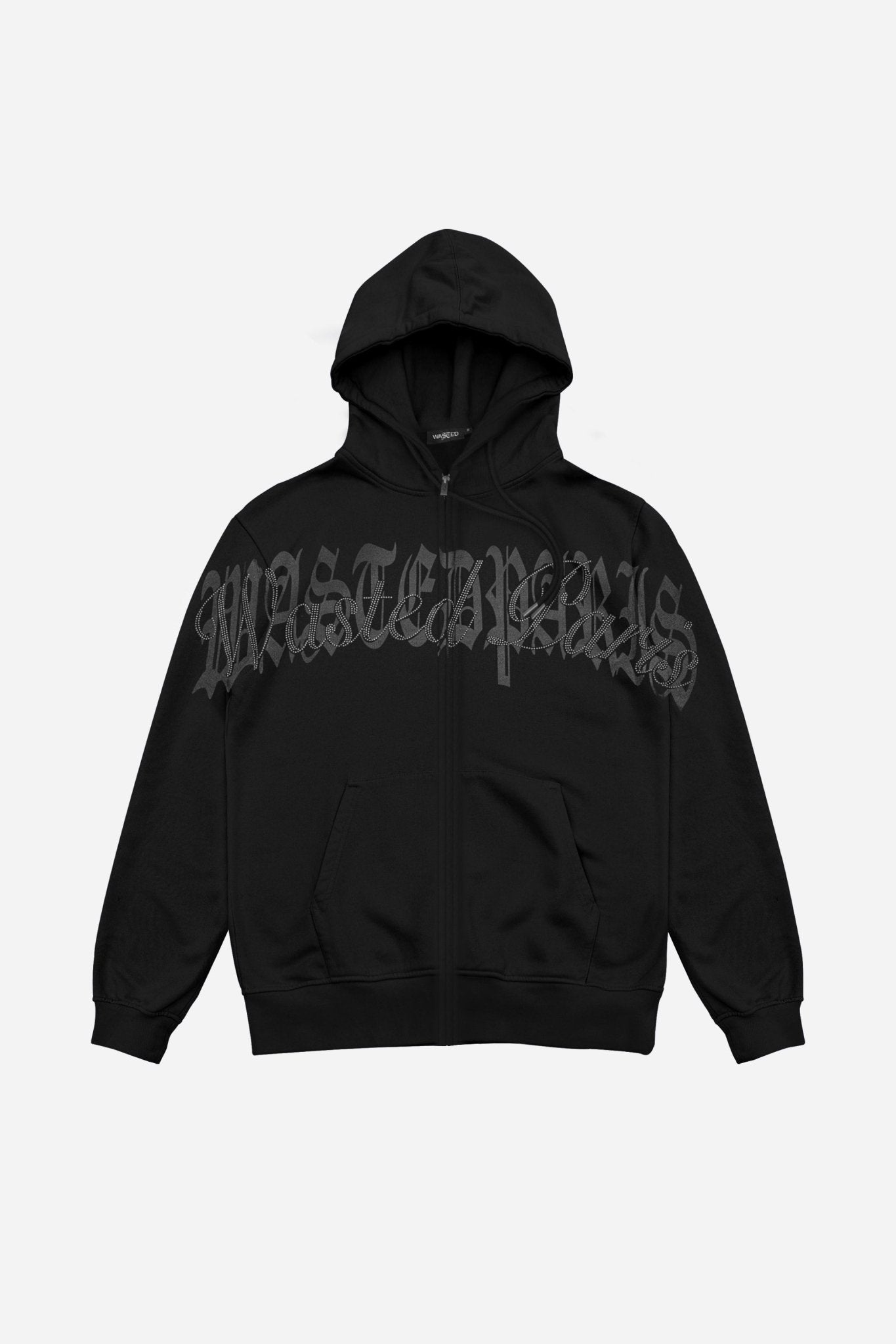 Hoodie Zip Statement Crown - WASTED PARIS