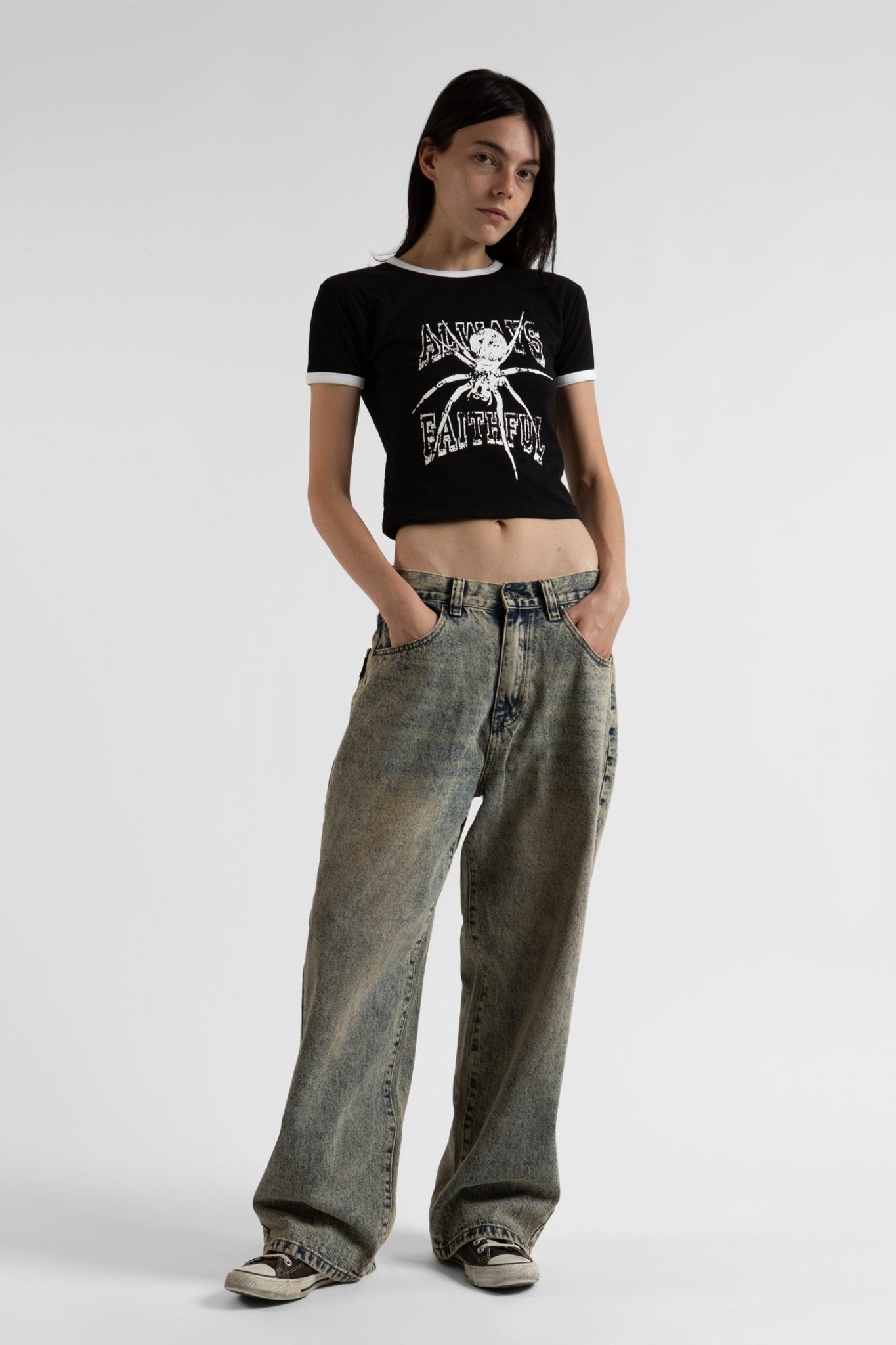 T-Shirt Ringer Authentic Wmn - WASTED PARIS