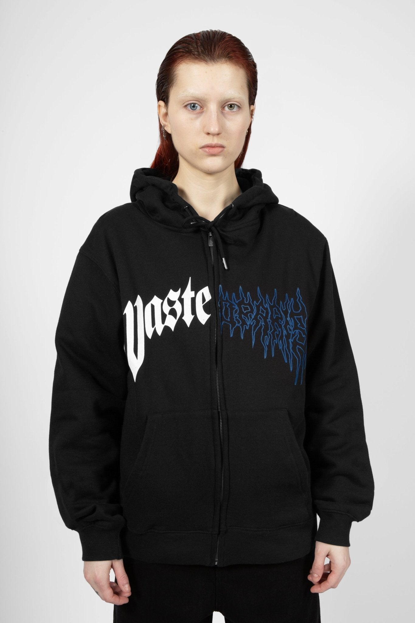 Hoodie Zip Dark Pitcher - WASTED PARIS